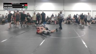 120 lbs Placement (4 Team) - Aiden Swink, 84 Athletes vs Jalal Naghib, Fighting Irish