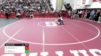 107 lbs Quarterfinal - Ava Svistunov, Belmont vs Claire Roney, Wellesley