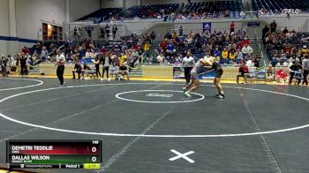 149 lbs Quarterfinal - Demetri Teddlie, King vs Dallas Wilson, Mount Olive
