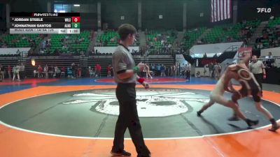 1A-4A 126 Quarterfinal - Johnathan Santos, Alexandria HS vs Jordan Steele, Wilson