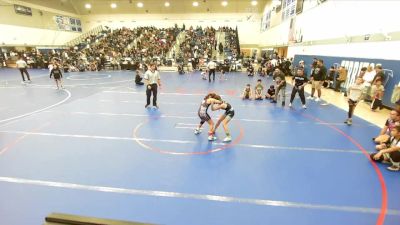 75 lbs Quarterfinal - Lily Soito, Madera Grapplers vs Jolie Savala, Threshold Wrestling Club