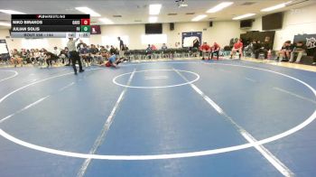 144 lbs Champ. Round 3 - Niko Birakos, Oakdale vs Julian Solis, Fountain Valley