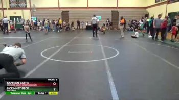 48 lbs Round 2 - McKinney Deck, Red Hawk vs Kam`ren Battie, Orchard South Wrestling Club