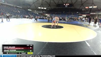 165 lbs 7th Place Match - Davis Walker, Gig Harbor Grizzlies Wrestling Club vs Drake Sommer, Anacortes Hawkeyes Wrestling Club