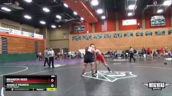 285 lbs Cons. Round 5 - Brandon Reed, Skyline vs Angelo Franco, Victor Valley