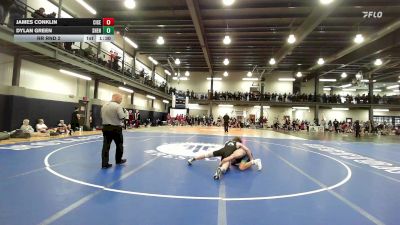 118Yellow lbs Rr Rnd 2 - James Conklin, Cicero-North Syracuse vs Dylan Green, Shenendehowa