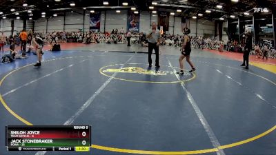 100 lbs Rd# 8- 12:30pm Saturday Final Pool - Jack Stonebraker, POWA vs Shiloh Joyce, Team Gotcha