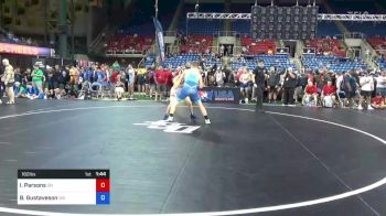 182 lbs Rnd Of 64 - Isaiah Parsons, Oregon vs Brock Gustaveson, Washington