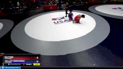 170 lbs Quarterfinal - Kai Ford, California vs William Hernandez, California