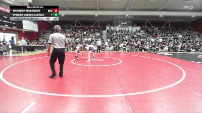 122 lbs 3rd Place Match - Spencer Madson-Castillo, Petaluma vs Brandon Hillegeist, Mc Kinleyville