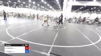 70 lbs Rr Rnd 2 - Kannon Ceballos, Dethrone WC vs Isabella Graham, Matsu Matmen