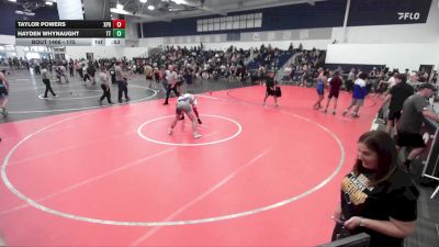 175 lbs Cons. Round 3 - Hayden Whynaught, Team Thunder vs Taylor Powers, Xavier Prep HS