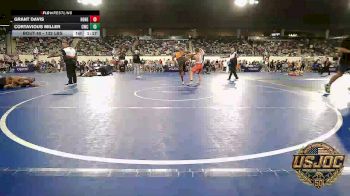 132 lbs Round Of 16 - Grant Davis, Honey Badgers Wrestling Club vs Cortavious Miller, Cowboy Wrestling Club