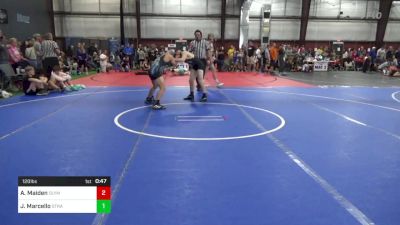 120 lbs Round Of 16 - Aj Maiden, Olympic vs Justin Marcello, Stray Dawgs