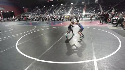 54 lbs Quarterfinal - Braelynn Mancilla, Ravage WC vs Colette Hollabaugh, Mountain Grapplers WC