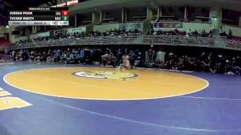 120 lbs Round 2 (4 Team) - Jordan Pham, Eaglecrest vs Tucker Werth, Manhattan HS