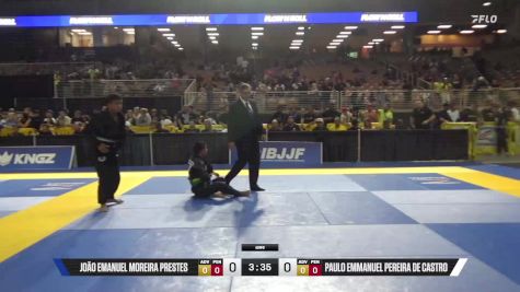 Paulo Emmanuel Pereira De Castro vs João Emanuel Moreira Prestes 2025 Pan Kids Jiu-Jitsu IBJJF Championship