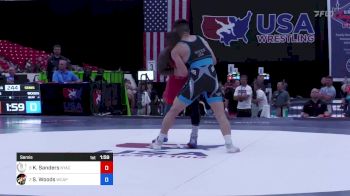 82 kg Semis - Kendrick Sanders, New York Athletic Club vs Spencer Woods, Army (WCAP)