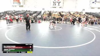 120 lbs Quarterfinal - Drew Fletch, Unattached vs Eli Doxstader, Golden Knights Wrestling Club Inc