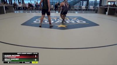 JV-24 lbs Round 4 - Brian Sanchez, Urbandale vs Auggie Patzner, Western Dubuque