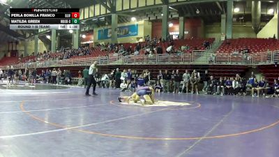 110 lbs Round 1 (6 Team) - Perla Bonilla Franco, Grand Island JV vs Matilda Green, Wood River