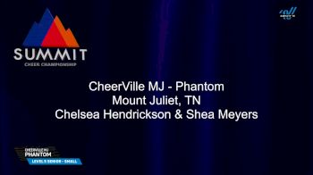 CheerVille MJ - Phantom [2025 L5 Senior - Small Semis] 2025 The Summit