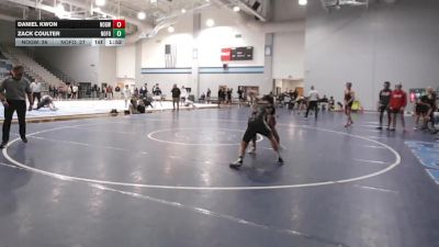 150 lbs Quarters & 1st Wb (16 Team) - Daniel Kwon, North Gwinnett vs Zack Coulter, North Forsyth