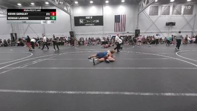 150 lbs Round 2 (6 Team) - Kevin Gergley, Botetourt TC vs Rowan Larsen, GPS Red