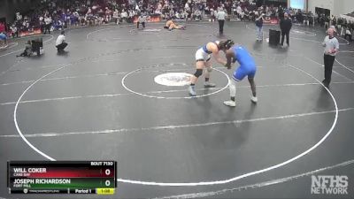 5A 215 lbs Cons. Round 1 - Will Coker, Cane Bay vs Joseph Richardson, Fort Mill