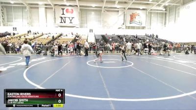 63 lbs Cons. Round 4 - Easton Rivers, Guilderland Youth Wrestling vs Jakobi Smith, Club Not Listed