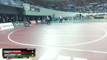 5A-126 lbs Cons. Round 2 - Kingston Meadors, Silverton vs Jesus Ortega-Lara, Hood River Valley