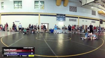 132 lbs Champ. Round 1 - Elijah Broady, Contenders Wrestling Academy vs Lucas Cadwell, Hawkstyle Wrestling Club