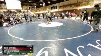 70 lbs Cons. Semi - Jesse Espinoza, Total Kaos Wrestling Club vs Brandon Castillo, Elite Force