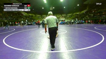 132 lbs Round Of 16 - Maximino Gonzalez, Clovis East vs Bryce Pasvogel, Clovis North