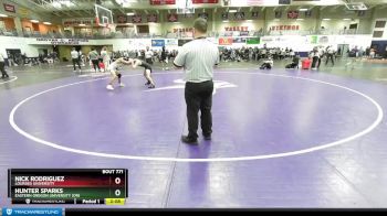 125 lbs Semifinal - Nick Rodriguez, Lourdes University vs Hunter Sparks, Eastern Oregon University (OR)