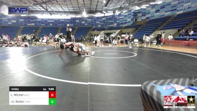 144 lbs Round Of 16 - Leonardo Michel, Salem Elite Mat Club vs Colin Rutlin, Thoroughbred Wrestling Academy (TWA), MO