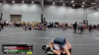 138 lbs Round 1 (8 Team) - Harry Kittredge, South Side WC Black vs Luke Hitchcock, D3 Training Center