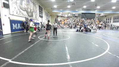 115 lbs 3rd Place Match - Kaylynn Carter, Hemet vs Rebecca Dezan, Upland