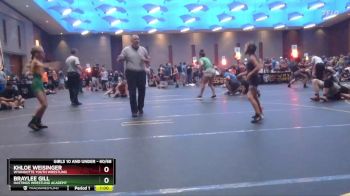 60/68 Round 1 - Khloe Weisinger, Wyandotte Youth Wrestling vs Braylee Gill, Hastings Wrestling Academy