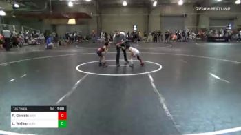 43 lbs Quarterfinal - Preston Daniels, Socal Grappling Club vs Landon Walker, Glasgow Wrestling Academy