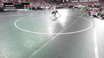 D1-165 lbs Cons. Round 2 - Tucker Athey, Bay Port vs Ben Botsch, Brookfield East