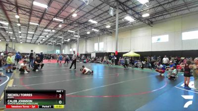 56 lbs Round 3 - Nicholi Torres, OCRTC vs Caleb Johnson, Rancho Bernardo Wrestling