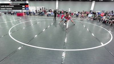165 lbs Lane Blanchard, Team Michigan - Blue vs Danny Peters, Iowa