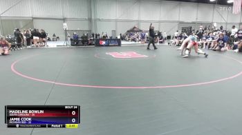 125 lbs Semis & 3rd Wb (16 Team) - Madeline Bowlin, South Carolina vs Jamie Cook, Michigan Red