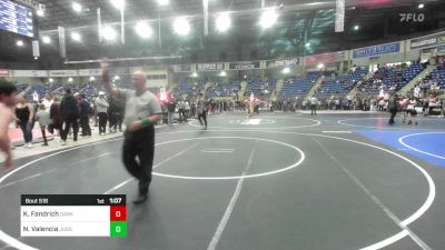 132 lbs Round Of 32 - Kona Fandrich, Darkhorse WC vs Nickolas Valencia, Juggernaut WC