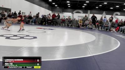 60 lbs Semis & 1st Wrestleback (8 Team) - Ren Tse, Untouchables vs Lorenzo Barbieri, Rebellion