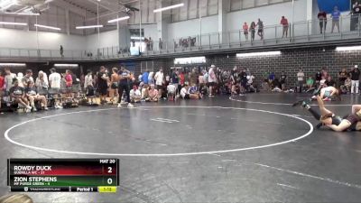 138 lbs Round 1 (16 Team) - Rowdy Duck, Guerilla WC vs Zion Stephens, MF Purge Green