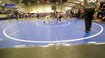 46 lbs Rr Rnd 1 - Ross Shimonek II, Pawhuska Elks Takedown vs Jackie Ketchum-Chick, Keystone Wrestling Club