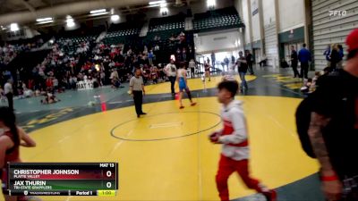 127 lbs 2nd Place Match - Christopher Johnson, Platte Valley vs Jax Thurin, Tri-State Grapplers