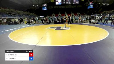 126 lbs Cons-semis - Carter Wallis, MO vs Deven Lopez, CO